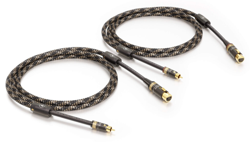 The NF-S1 Silver RCA-XLR cable from VIABLUE™ features four separate conductors for optimal shielding and minimal signal distortion.