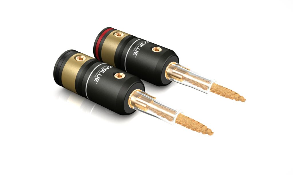 Die T6S Flexible Pins von VIABLUE™ sind hochwertige Kontakteinsätze, die speziell für den Einsatz in Bananensteckern und Lautsprecherkabelschuhen entwickelt wurden.