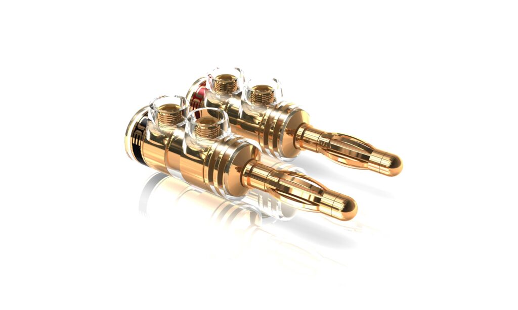 Der TS Bananenstecker Lamella von VIABLUE™ verfügt über eine exzellente Kontaktierung durch eine spezielle Lamellen-Technologie und gewährleistet dadurch eine sichere Übertragung des Signals ohne Verluste oder Störungen.