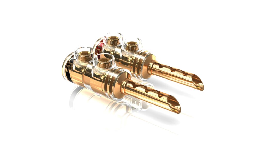 Der TS Bananenstecker Tube von VIABLUE™ ist aus präzisionsgefrästem Aluminium gefertigt und hat eine besonders robuste Konstruktion.