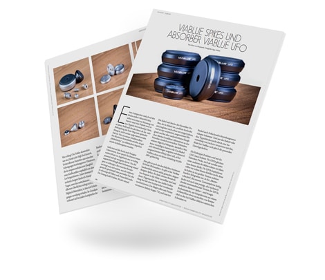 Testbericht von Fidelity über die UFO und UFO XL Absorber, QTC Spikes von VIABLUE™