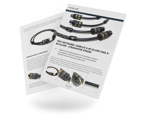 Testbericht von Fidelity über die X-Series Netzkabel von VIABLUE™