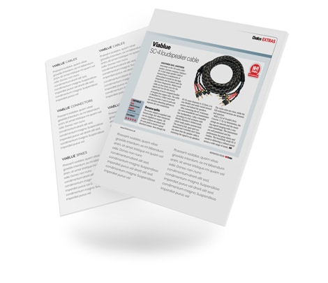 Test report from HiFi Choice on the SC-4 speaker cable from VIABLUE™.