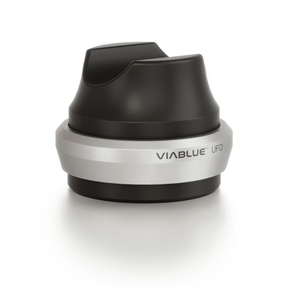 VIABLUE™ UFO DOME Cable Lifter Silber - Kabelupgrade für besseren Sound. Beseitigt Vibrationen und sorgt für klares, beeindruckendes Klangbild.