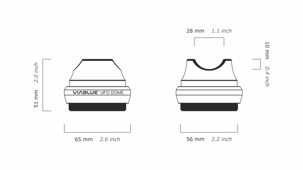 VIABLUE™ Cable Lifter Ufo Dome technische Details