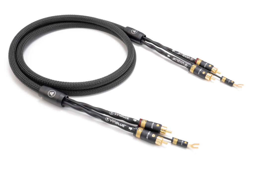 VIABLUE NF-S5 RCA Phono Cable Black